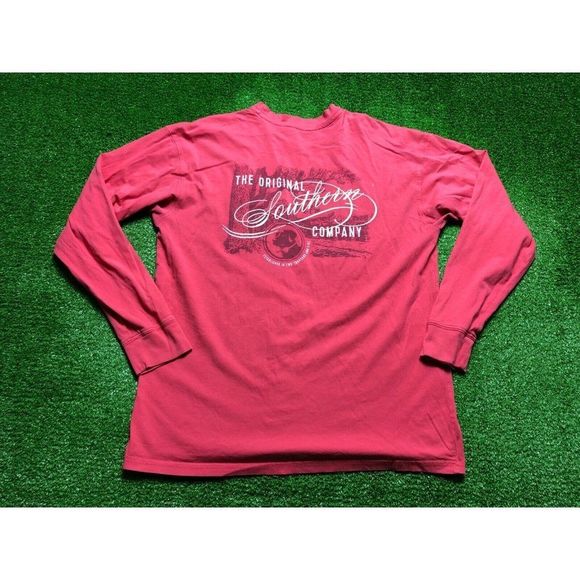 Southern Proper Other - Southern Proper Men's Long Sleeve Tee T-Shirt Size Medium Pink
